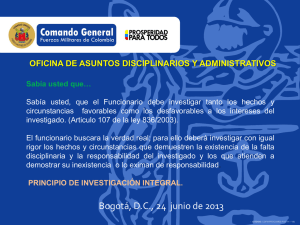 Principio de investigacion integral