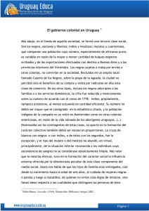 El gobierno colonial