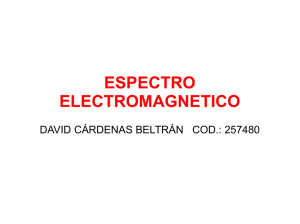 ESPECTRO ELECTROMAGNETICO