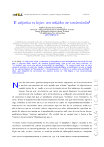 El subjuntivo es lógico: una actividad de concienciación