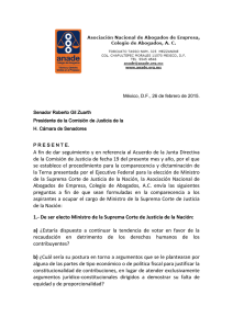 A fin de dar seguimiento y en referencia al Acuerdo de la Junta