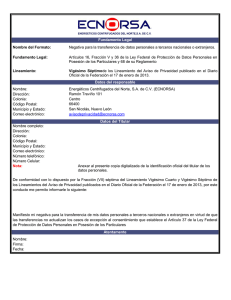 Fundamento Legal Nombre del Formato: Negativa para la