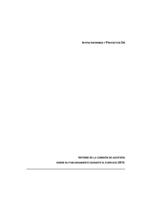 Informe de funcionamiento comisión de auditoría