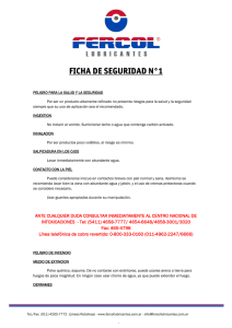 ANTE CUALQUIER DUDA CONSULTAR INMEDIATAMENTE AL