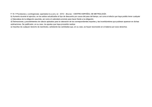 F.15.1 Provisiones y contingencias apartados b),c),d) ye