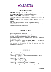 PRINCIPIOS BÁSICOS - RESPIRACIÓN. Coordinación de la
