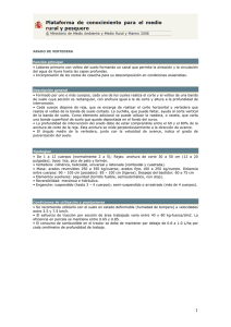 ARADO DE VERTEDERA Función principal • Laboreo primario con