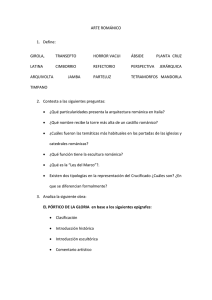 actividades ARTE ROMÁNICO