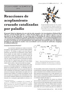 Reacciones de acoplamiento cruzado catalizadas