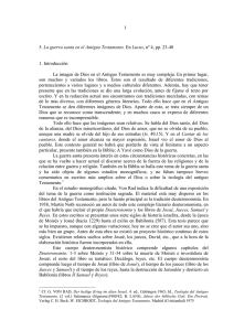 5. La guerra santa en el Antiguo Testamento. En Lucus, nº 4, pp. 23-48