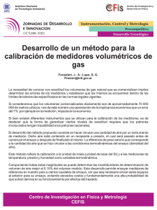 La necesidad de conocer con exactitud los volumenes de gas