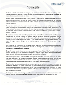 Premios y castigos