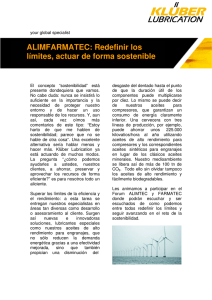 ALIMFARMATEC: Redefinir los límites, actuar de forma sostenible