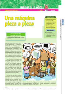 Manos a la obra 12. Ficha: Una máquina pieza a pieza