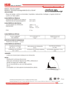 MARCA: ISB SOLA BASIC MODELO: SOLALED downlight-8W