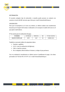 Si necesita cualquier tipo de aclaración o consulta puede ponerse