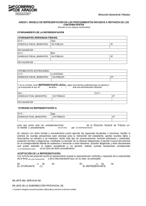 anexo i: modelo de representación en los procedimientos iniciados