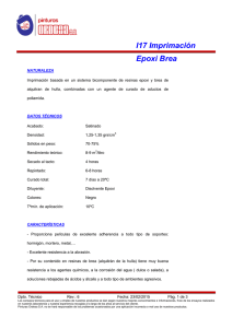 I17 Imprimación Epoxi Brea
