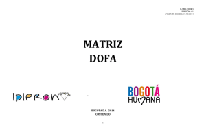 Matriz DOFA IDIPRON Bogotá: Análisis Estratégico