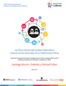 La Física Social del Cambio Educativo: Santiago Rincón
