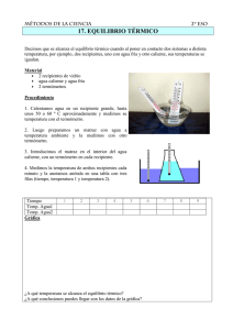 Equilibrio térmico - IES Fuente Lucena