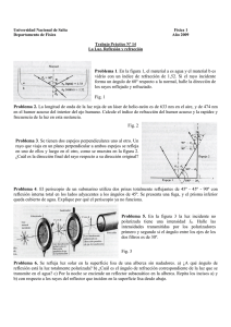 Problema 2. La longitud de onda de la luz roja de un láser de helio