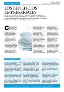 lOS bENEFICIOS EmpRESaRIalES