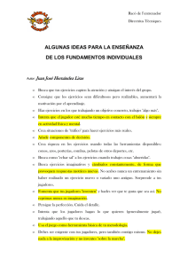 Metodologia de l`aprenentage dels fonaments individuals autor