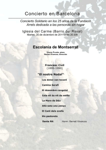 Programa de Nadal d`Arrels-cast