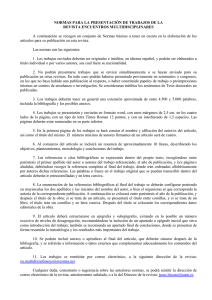 Normas de publicación - Encuentros Multidisciplinares