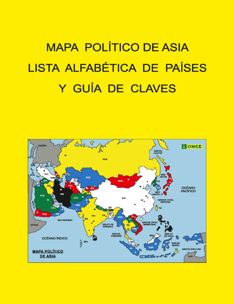 R 3 5 Gu a Mapa Pol tico Asia