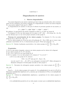 Diagonalización de matrices
