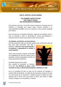 “UN HOMBRE FUERTE EN DIOS UNA FAMILIA SOLIDA UNA