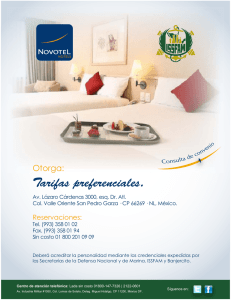 Tarifas preferenciales.
