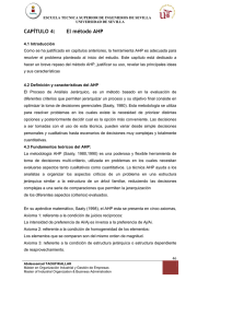 Capitulo 4 El método AHP