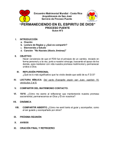 Guía PERMANECIENDO EN EL ESPIRITU DE DIOS