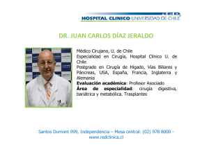 Dr. Juan Carlos Díaz Jeraldo - Cirujano Digestivo en Chile