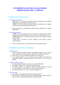 Interpretación Serológica de Sífilis: Protocolo Diagnóstico
