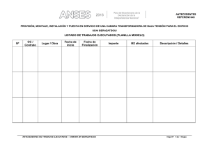 planilla de trabajos ejecutados