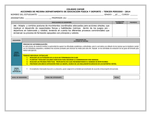 301 – Adapta y combina posturas de movimientos coordinados