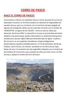 cerro de pasco nace el cerro de pasco