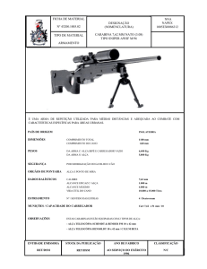 carabina 7,62mm sniper