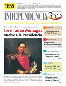 José Tadeo Monagas - Independencia 200