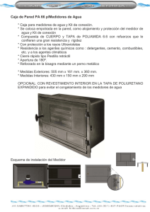 CHA Caja Pared p Med. Agua PA 66