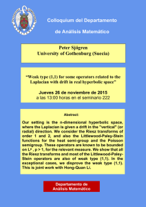 Peter Sjögren (University of Gothenburg,Suecia)