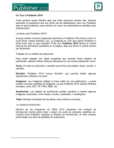 Guía Microsoft Publisher 2010: Diseño de Publicaciones