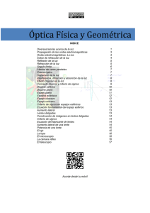 Óptica Física y Geométrica - Física y Química en Flash