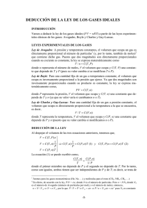 Deducción leyes gasesx