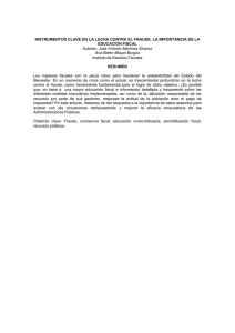 instrumentos clave en la lucha contra el fraude. la importancia de la