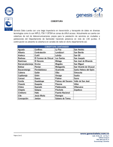 Áreas de cobertura